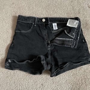 H&M high waisted stretch “Jean” shorts